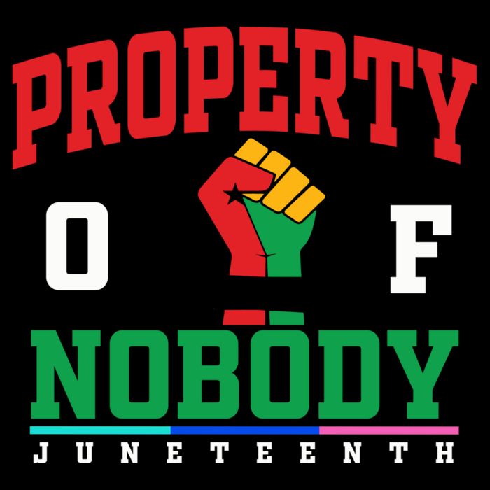 Classic Funny Property Of Nobody Freedom Melanin Junenth Gift Cooling Performance Crew T-Shirt