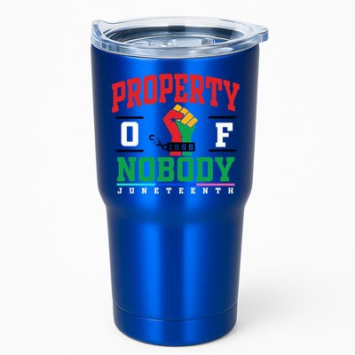 Classic Funny Property Of Nobody Freedom Melanin Junenth Gift Tumbler