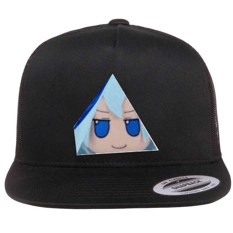 Cirno Fumo Prism Flat Bill Trucker Hat
