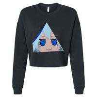 Cirno Fumo Prism Cropped Pullover Crew