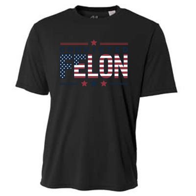 Convicted Felon Patriotic Graphic Cooling Performance Crew T-Shirt