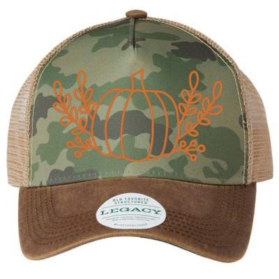 Cool Fancy Pumpkin Fall Legacy Tie Dye Trucker Hat