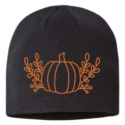 Cool Fancy Pumpkin Fall Sustainable Beanie