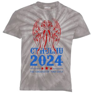 Cthulhu For President Kids Tie-Dye T-Shirt