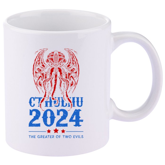 Cthulhu For President 11oz C Handle Ceramic Mug