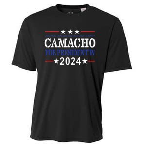 CAMACHO FOR PRESIDENTIN 2024 Presidential Election Humor Cooling Performance Crew T-Shirt