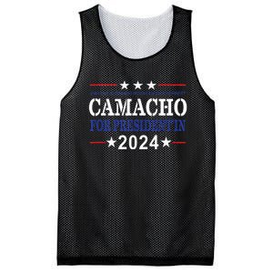 CAMACHO FOR PRESIDENTIN 2024 Presidential Election Humor Mesh Reversible Basketball Jersey Tank