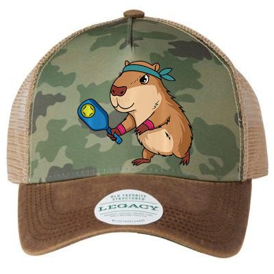 Capybara Funny Pickleball Capybara Pickle Ball Women Legacy Tie Dye Trucker Hat