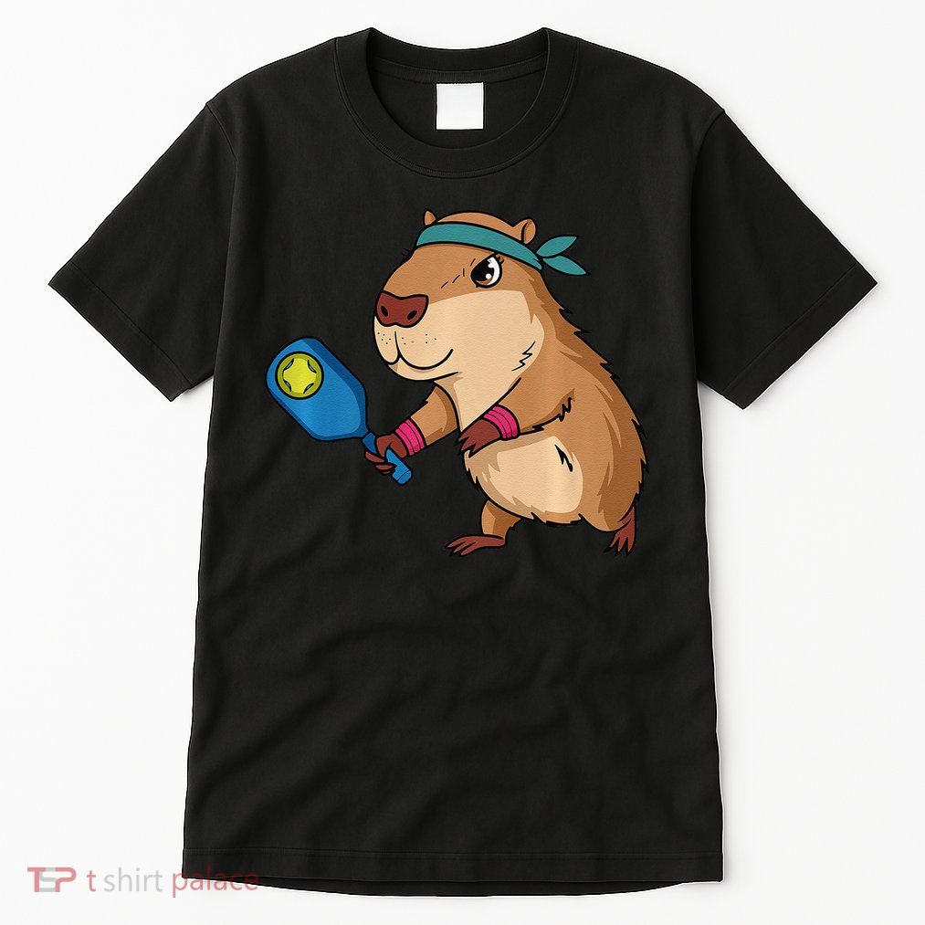 Capybara Funny Pickleball Capybara Pickle Ball Women Tall T-Shirt