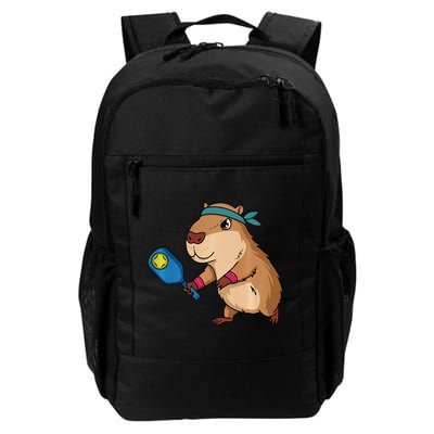 Capybara Funny Pickleball Capybara Pickle Ball Women Backpack