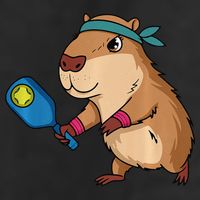 Capybara Funny Pickleball Capybara Pickle Ball Women Adult Drive Performance Visor