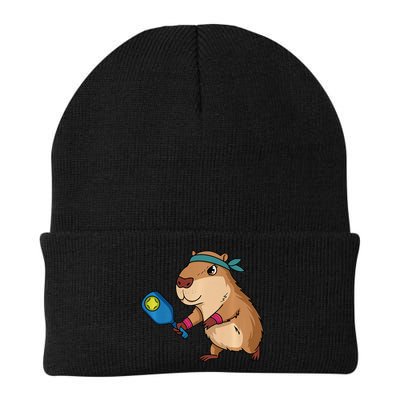 Capybara Funny Pickleball Capybara Pickle Ball Women Beanie
