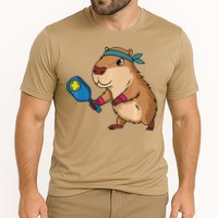 Capybara Funny Pickleball Capybara Pickle Ball Women Cooling Performance Crew T-Shirt