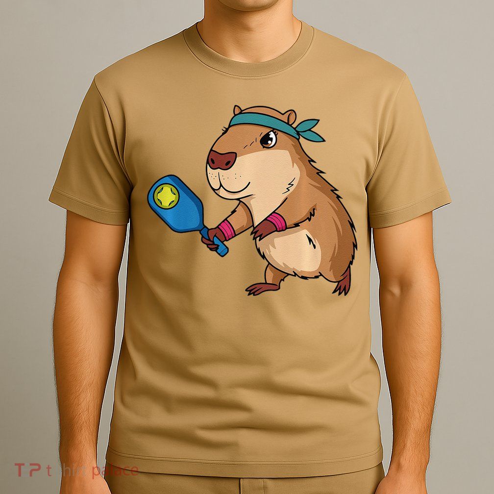 Capybara Funny Pickleball Capybara Pickle Ball Women T-Shirt