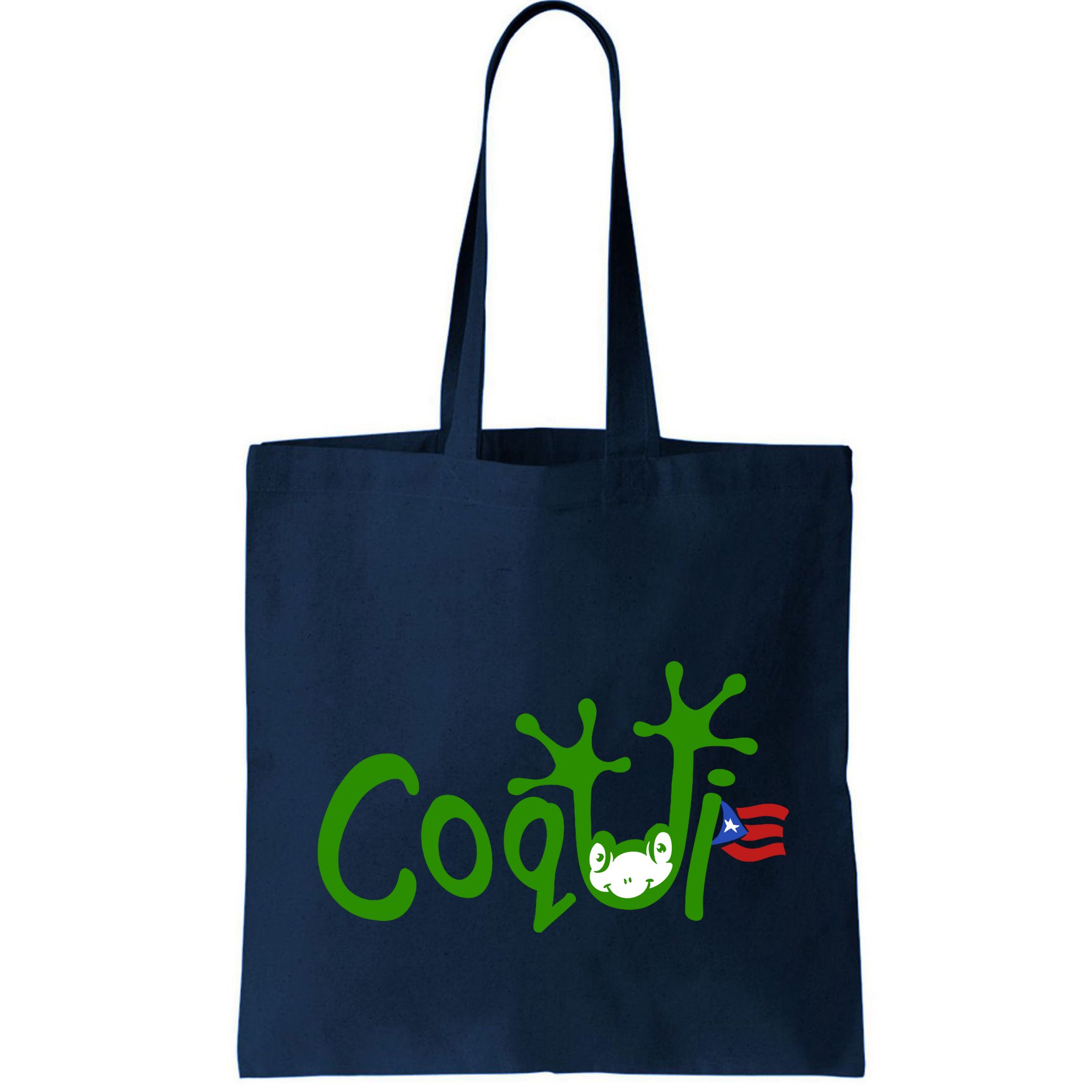 Coqui Frog Puerto Rican Flag Puerto Rico Vacation Souvenir Bag