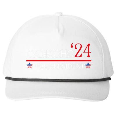 CAMACHO FOR PRESIDENT IN 2024 Snapback Five-Panel Rope Hat