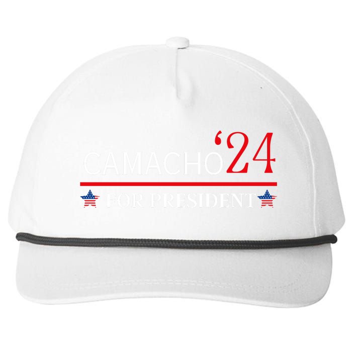 CAMACHO FOR PRESIDENT IN 2024 Snapback Five-Panel Rope Hat