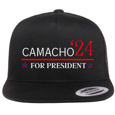 CAMACHO FOR PRESIDENT IN 2024 Flat Bill Trucker Hat