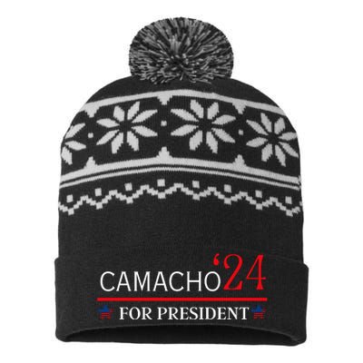 CAMACHO FOR PRESIDENT IN 2024 USA-Made Snowflake Beanie