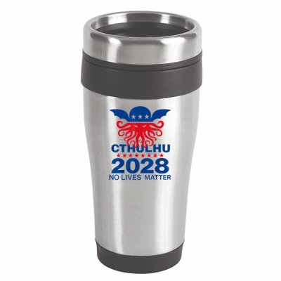 Cthulhu For President American Elections 2028 Cthulhu Evil 16oz Travel Tumbler
