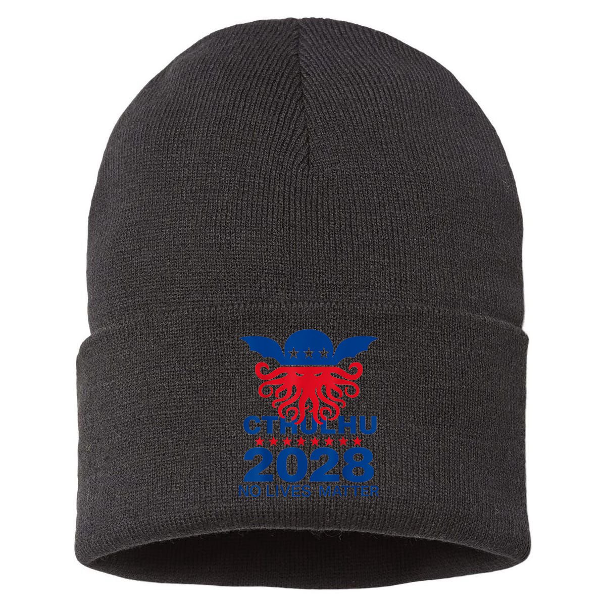 Cthulhu For President American Elections 2028 Cthulhu Evil Sustainable Knit Beanie