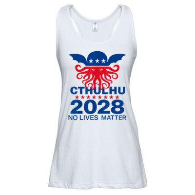 Cthulhu For President American Elections 2028 Cthulhu Evil Ladies Essential Flowy Tank