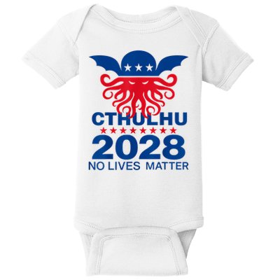 Cthulhu For President American Elections 2028 Cthulhu Evil Baby Bodysuit
