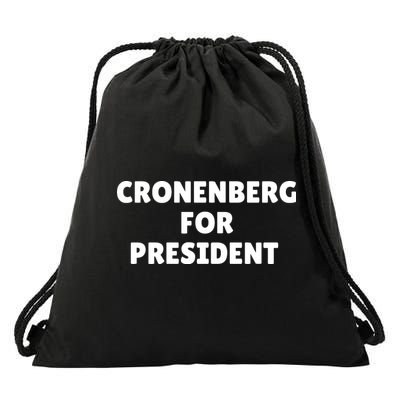 Cronenberg For President Drawstring Bag