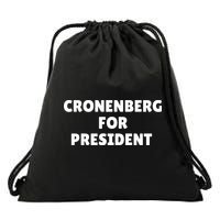 Cronenberg For President Drawstring Bag