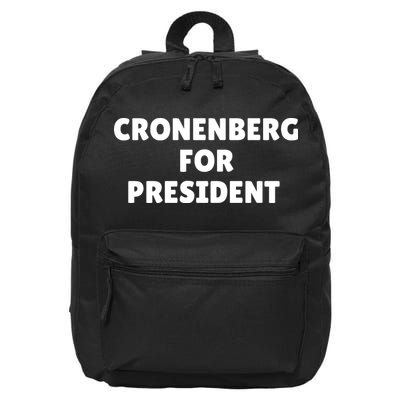 Cronenberg For President 16 in Basic Backpack