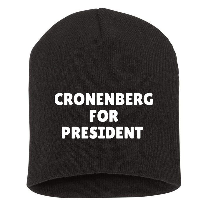 Cronenberg For President Short Acrylic Beanie