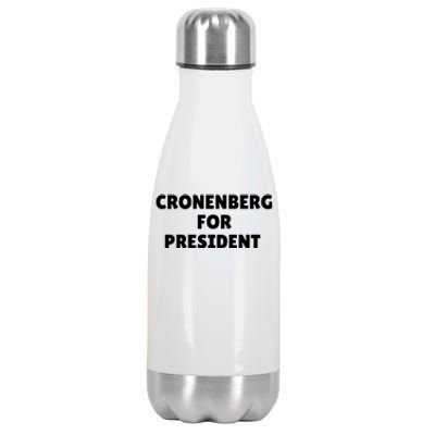 Cronenberg For President Stainless Steel Insulated Water Bottle