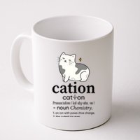 Cation Funny Pronoun Chemistry Cat Lover Pet Lover Coffee Mug