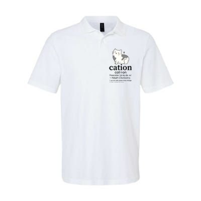 Cation Funny Pronoun Chemistry Cat Lover Pet Lover Softstyle Adult Sport Polo