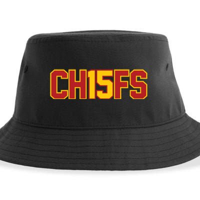 Ch15fs Football Playoffs Mahomes Fan Gift Sustainable Bucket Hat