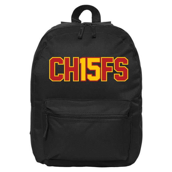 Ch15fs Football Playoffs Mahomes Fan Gift 16 in Basic Backpack