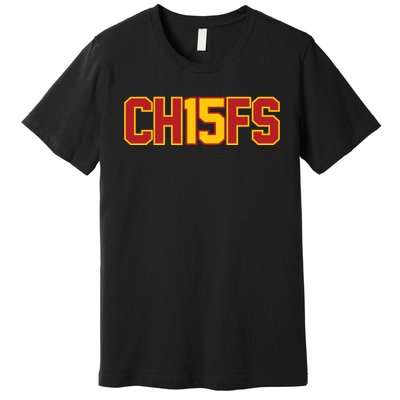 Ch15fs Football Playoffs Mahomes Fan Gift Premium T-Shirt