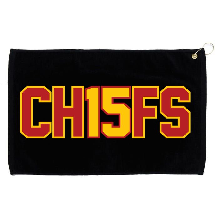 Ch15fs Football Playoffs Mahomes Fan Gift Grommeted Golf Towel