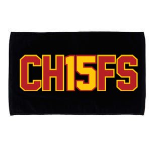 Ch15fs Football Playoffs Mahomes Fan Gift Microfiber Hand Towel