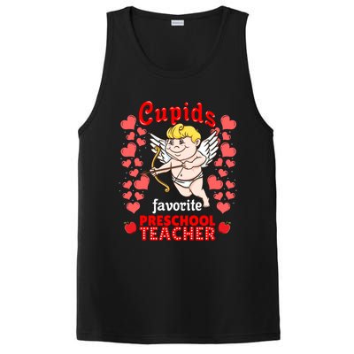 Cupids Favorite Preschool Teacher Valentines Day Gift PosiCharge Competitor Tank