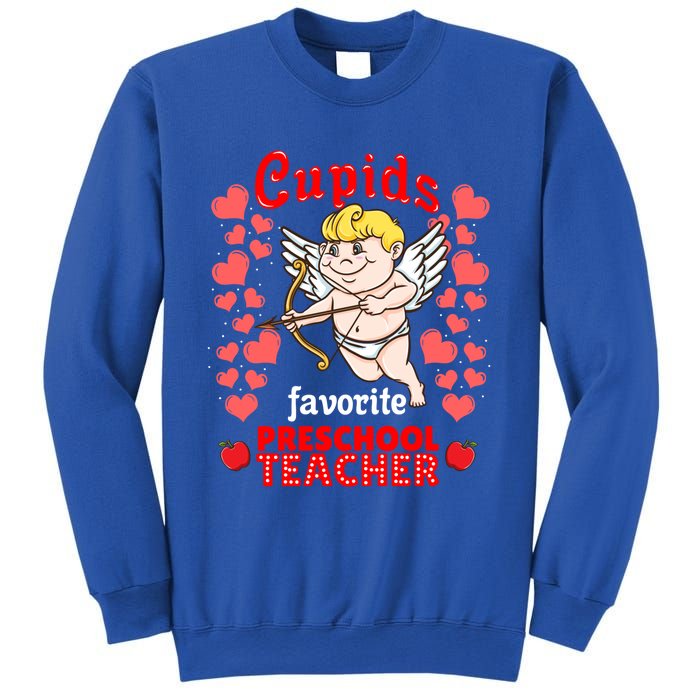 Cupids Favorite Preschool Teacher Valentines Day Gift Sweatshirt