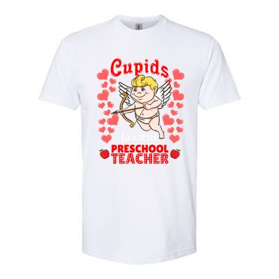 Cupids Favorite Preschool Teacher Valentines Day Gift Softstyle CVC T-Shirt