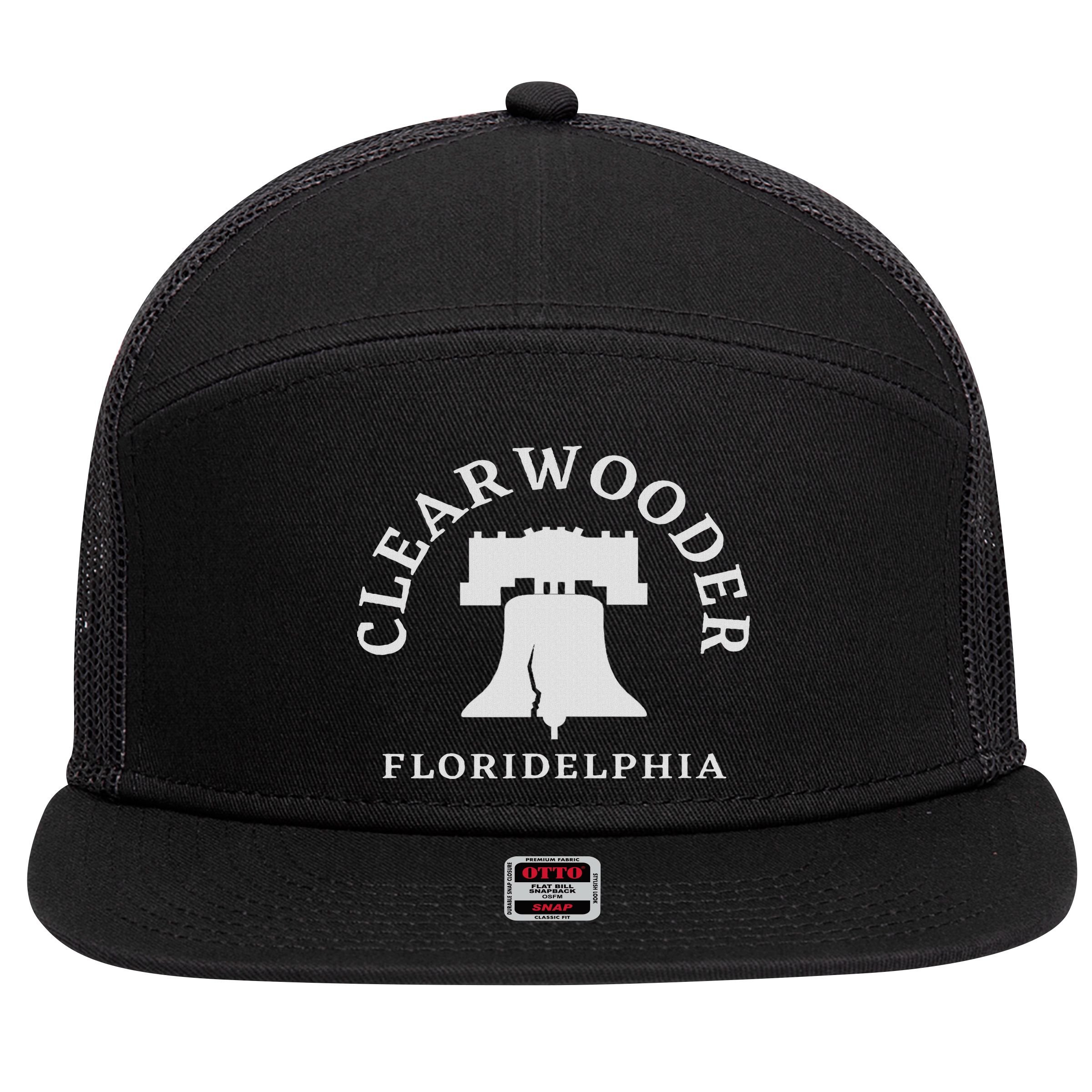 Clearwooder Funny Philadelphia Clearwater Fl Slang 7 Panel Mesh Trucker Snapback Hat