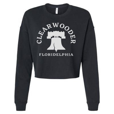 Clearwooder Funny Philadelphia Clearwater Fl Slang Cropped Pullover Crew
