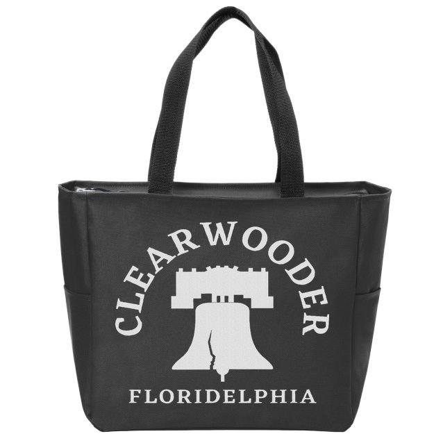 Clearwooder Funny Philadelphia Clearwater Fl Slang Zip Tote Bag