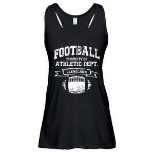 Cleveland Football Property Of Athletic Dept Ladies Essential Flowy Tank