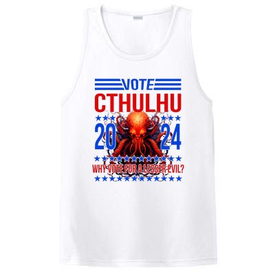 Cthulhu For President 2024 Why Vote For A Lesser Evil PosiCharge Competitor Tank