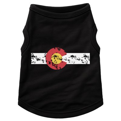 Colorado Flag Patriotic Colorado State Day Doggie Tank
