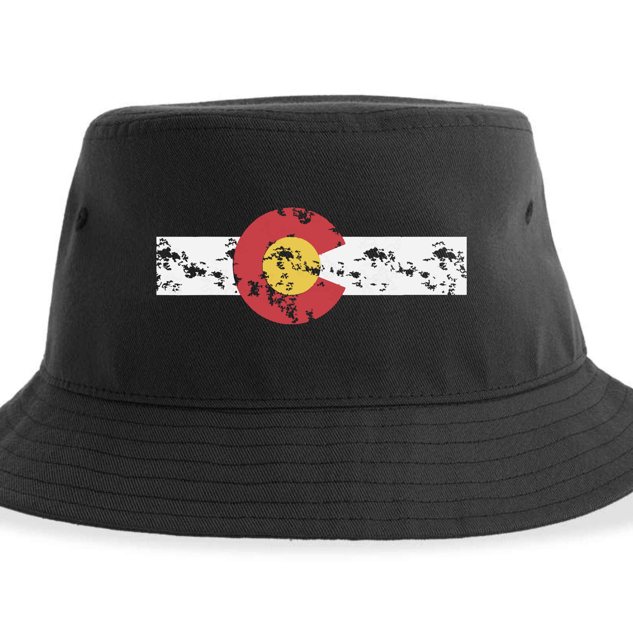 Colorado Flag Patriotic Colorado State Day Sustainable Bucket Hat