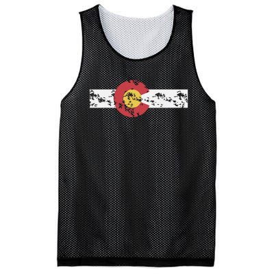 Colorado Flag Patriotic Colorado State Day Mesh Reversible Basketball Jersey Tank